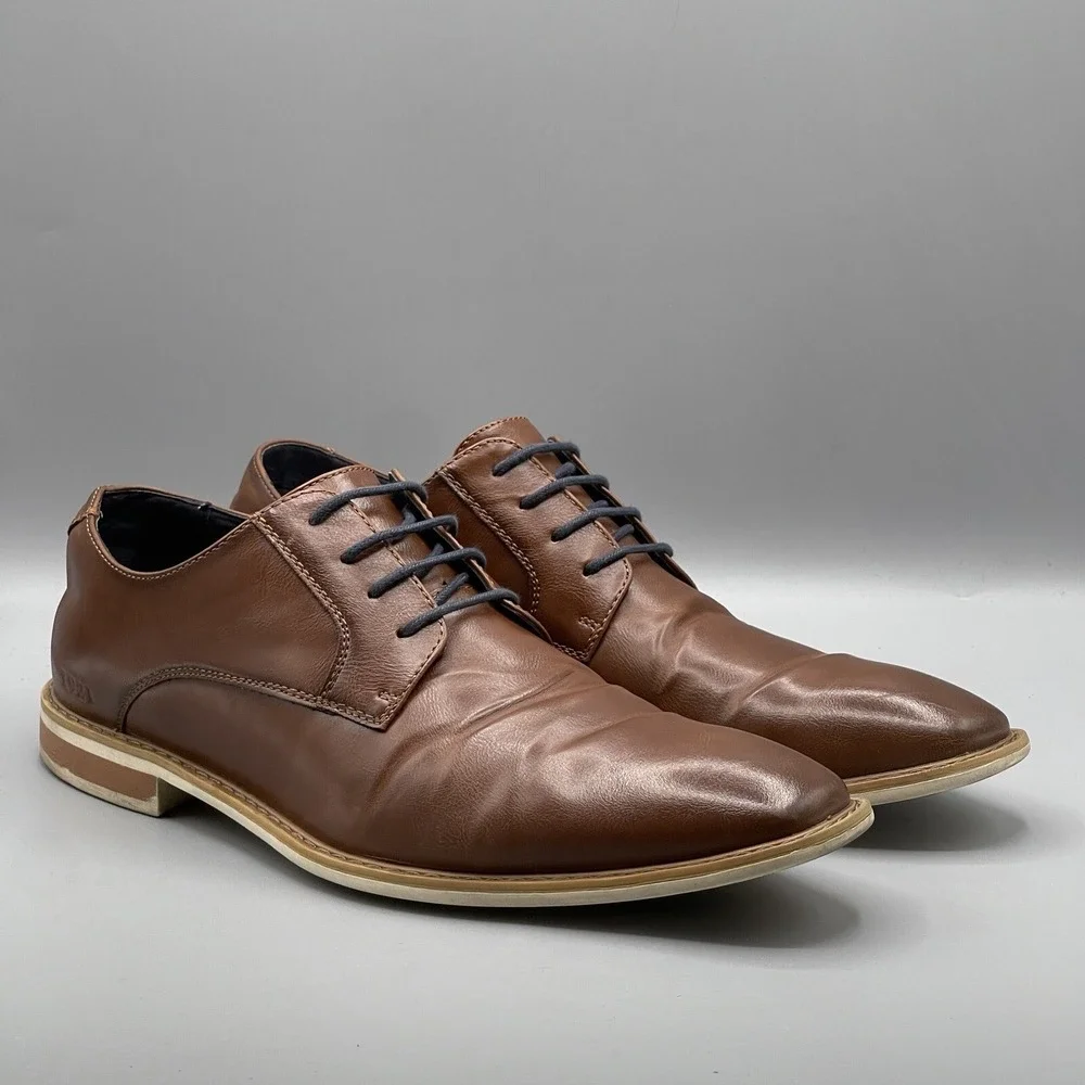 Men's Dress Shoes Size 11 Brown‎ Comfort Freeman Vance City Smart